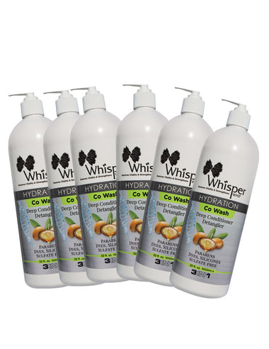 Whisper Whip Hydration 6 pack 32 oz. each bottle