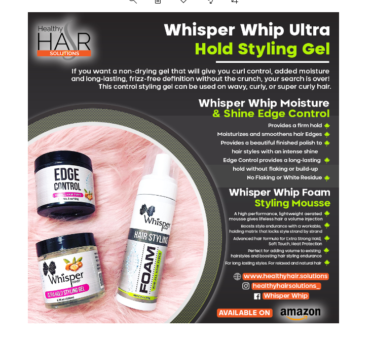 Whisper Whip Styling Foam Mousse (Bonus 2 Pack)